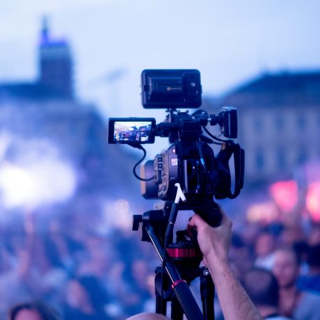 Broadcasting live event with video camera